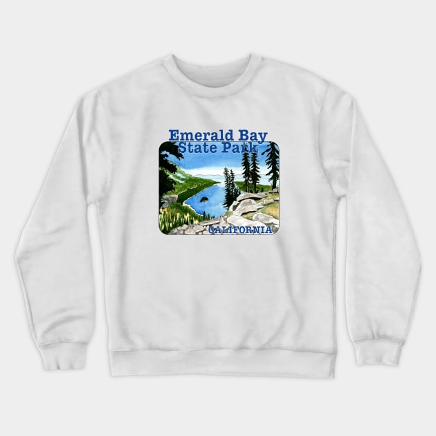 Emerald Bay State Park, California Crewneck Sweatshirt by MMcBuck